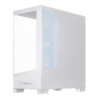 Корпус Asus A31 Plus White Tempered Glass без БЖ (90DC00R3-B19000) [614352]