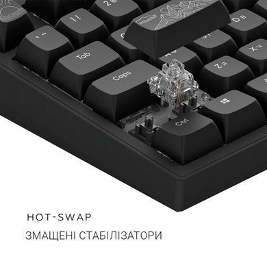 Клавіатура Dark Project ALU81 Terra Nostra Black (DPKB_NOSTRA_81_ANSI_BLACK_UA) [616560]