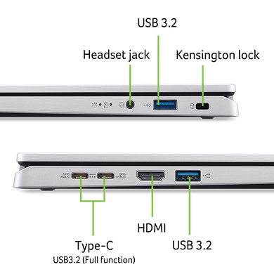 Ноутбук Acer Aspire Go 14 AG14-71P-5950 Pure Silver (NX.J4QEU.002) [200151]