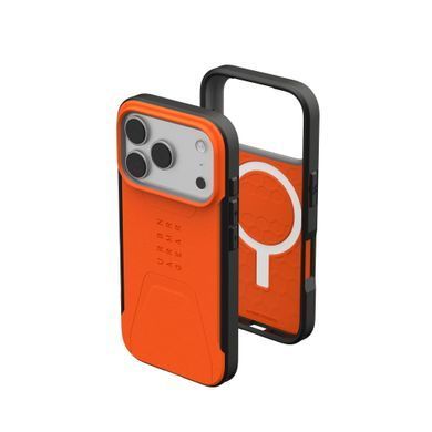 Чохол UAG для iPhone 17 Pro, Civilian MagSafe, Orange (114545119797) [112203]