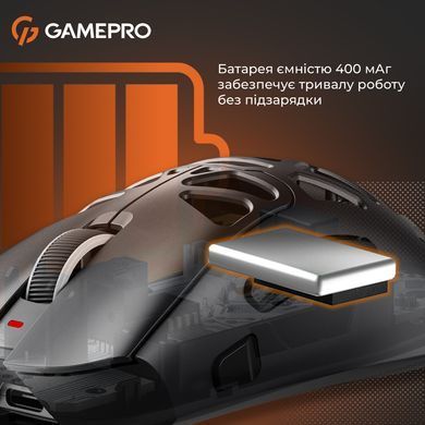 Миша бездротова GamePro Genesis Spider (GM870B) [619315]