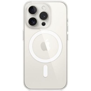 Чохол-накладка Apple Clear Case with MagSafe для Apple iPhone 15 Pro Clear (MT223) [614572]