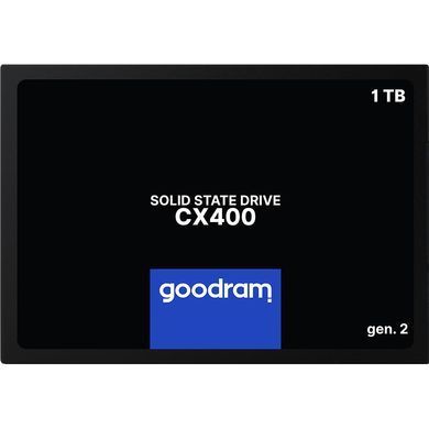 Накопичувач SSD 2ТB Goodram CX400 Gen.2 2.5" SATAIII 3D TLC (SSDPR-CX400-02T-G2) [615419]
