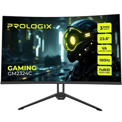 Монітор Prologix Gaming 23.6" VA Black Curved 180Hz (GM2324C) [605565]