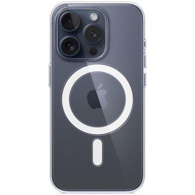Чохол-накладка Apple Clear Case with MagSafe для Apple iPhone 15 Pro Clear (MT223) [614572]