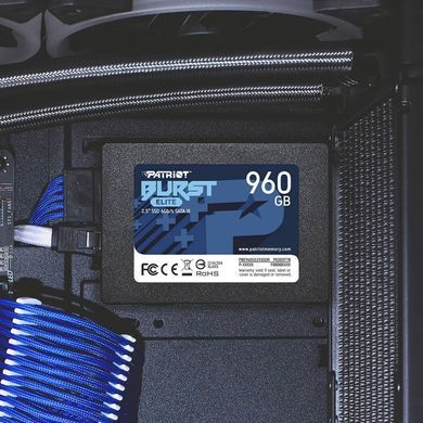Накопичувач SSD 960GB Patriot Burst Elite 2.5" SATAIII TLC (PBE960GS25SSDR) [611479]
