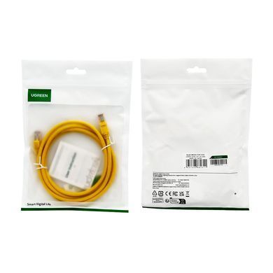Мережевий кабель UGREEN Cat5e UTP Lan cable 26AWG 2m (Yellow) (UGR-11231) [803227]