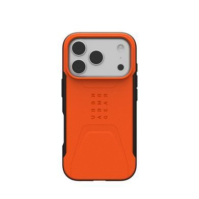 Чохол UAG для iPhone 17 Pro, Civilian MagSafe, Orange (114545119797) [112203]