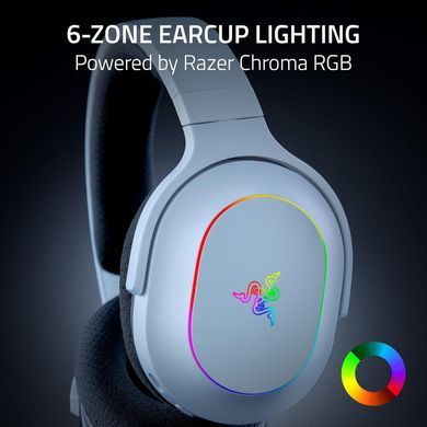 Гарнітура ігрова Razer Barracuda X Chroma, BT/WL, RGB, білий (RZ04-05220200-R3M1) [107503]