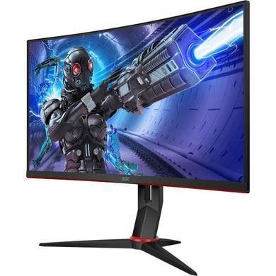 Монітор TFT 31.5" AOC, VA, 240Гц, вигнутий, DP, HDMI x 2, чорний (C32G2ZE/BK) [400806]