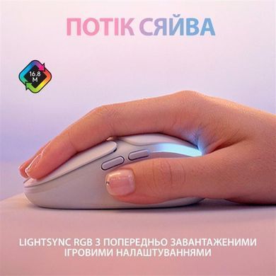 Миша бездротова Logitech G705 White (910-006367) [614210]