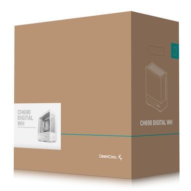Корпус DeepCool CH690 Digital White без БЖ (R-CH690-WHNNA0D-G-1) [611504]