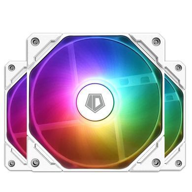 Вентилятор ID-Cooling (TF-12025-PRO ARGB TRIO WHITE) [612600]