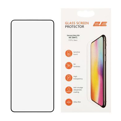 Захисне скло 2E для Samsung Galaxy S26+ 5G (S947), 2.5D FCFG, (1 Pack), чорна рамка (2E-G-S26P-SMFCFG-BB) [114076]