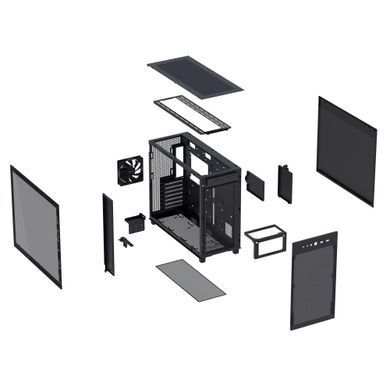 Корпус Asus Prime AP303 TG Black (90DC00V0-B39010) [615487]
