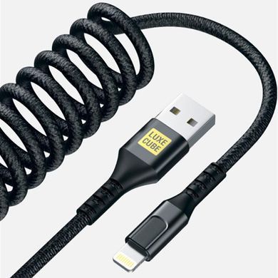 Кабель Luxe Cube Dynamic USB - Lightning (M/M), 1.5 м, Black (4446689101557) [603834]