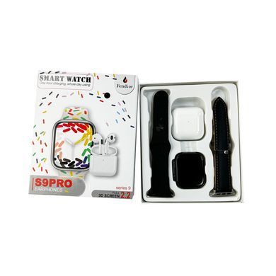 Смарт-годинник Fendior S9 Pro+TWS 49mm. 200 mAh Black (FendiorS9PBlack) [802662]