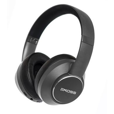 Навушники Over-Ear Koss BT740iQZ, BT 5.0, ANC, Wireless, Mic, Чорний (196718.101) [17185]