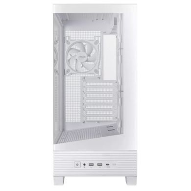 Корпус Asus A31 Plus White Tempered Glass без БЖ (90DC00R3-B19000) [614352]