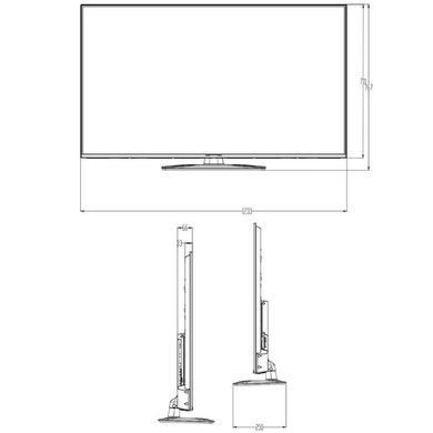 TV 55 AIWA UHD/QLED/T2/Android 11/2 x 10W/Dolby Digital/Wi-Fi/200x200 M6/Black (QLED-855UHD-SLIM) [40793]