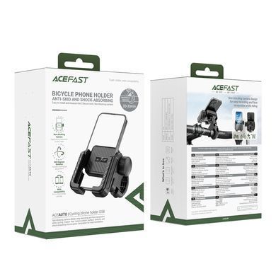Велотримач для телефона ACEFAST D58 Cycling phone holder Black (6974316284918) [806561]