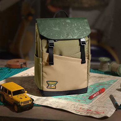 Рюкзак Tomtoc Slash-T64 Flip Laptop Backpack Green 15.6 Inch/18L (T64M1T1GC) [800073]