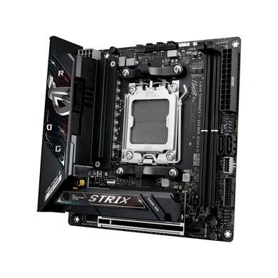 Материнcька плата ASUS ROG STRIX B850-I GAMING WIFI sAM5 B850 2xDDR5 M.2 HDMI USB Type-C Wi-Fi BT mITX (90MB1K30-M0EAY0) [109167]