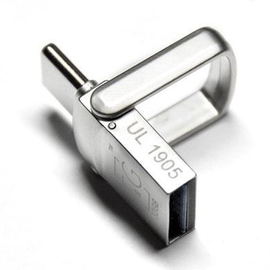 Флеш-накопичувач USB3.0 16GB Type-C T&G 104 Metal Series Silver (TG104TC-16G3) [614242]