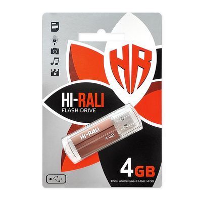 Флеш-накопичувач USB 4GB Hi-Rali Corsair Series Bronze (HI-4GBCORBR) [607109]