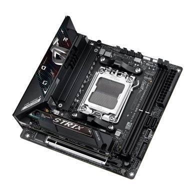 Материнcька плата ASUS ROG STRIX B850-I GAMING WIFI sAM5 B850 2xDDR5 M.2 HDMI USB Type-C Wi-Fi BT mITX (90MB1K30-M0EAY0) [109167]