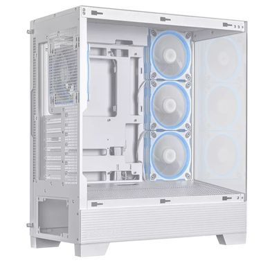 Корпус Asus A31 Plus White Tempered Glass без БЖ (90DC00R3-B19000) [614352]