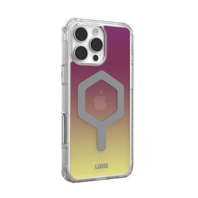 Чохол UAG для iPhone 16 Pro Max, Plyo Magsafe LE, Maroon/Yellow Ombre (114481114780) [108339]