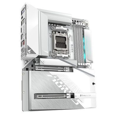 Материнська плата GIGABYTE X870 A STEALTH ICE sAM5 X870 4xDDR5 M.2 HDMI Wi-Fi BT ATX (X870_A_STEALTH_ICE) [111672]