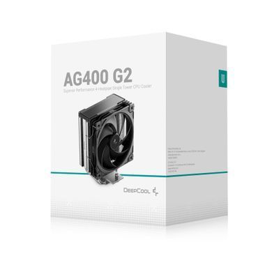 Кулер процесорний DeepCool AG400 G2 (R-AG400-BKNPMG2-G) [619031]