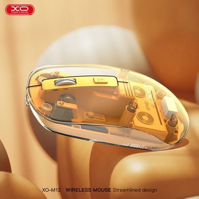 Миша XO M12 Bluetooth wireless transparent Yellow (M12 Yellow) [202534]