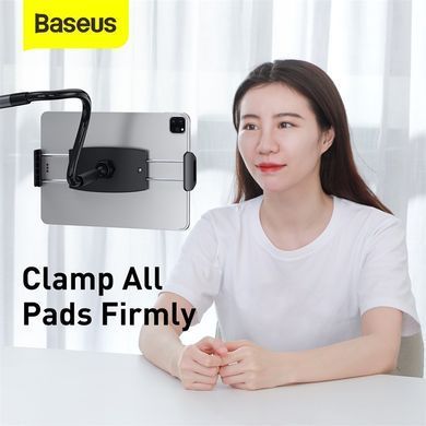 Тримач для мобiльного Baseus Otaku life rotary adjustment lazy holder Pro（Applicable for phone/ ipad) gray (LUZQ000013) [802732]