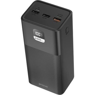 Універсальна мобільна батарея Proove Giant Lite 22.5W 40000mAh Black (PBGI20312201) [603461]