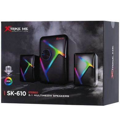 Акустична система 2.1 XTRIKE ME, 11Вт LED USB (SK-610) [404764]