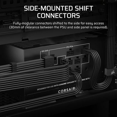 Блок живлення Corsair RM750x Shift ATX 3.1 750W (CP-9020298-EU) [618035]