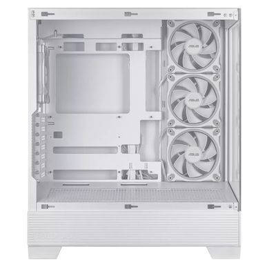 Корпус Asus A31 Plus White Tempered Glass без БЖ (90DC00R3-B19000) [614352]