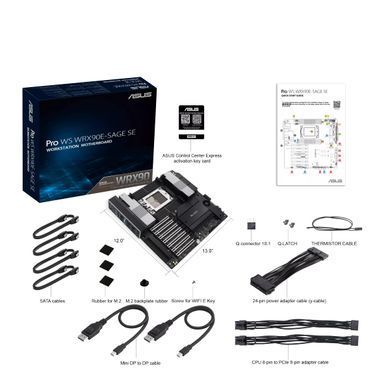 Материнcька плата ASUS PRO WS WRX90E-SAGE SE sTR5 WRX90 8xDDR5 M.2 EEB (90MB1FW0-M0EAY0) [109484]