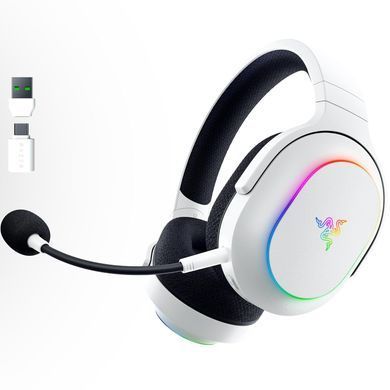 Гарнітура ігрова Razer Barracuda X Chroma, BT/WL, RGB, білий (RZ04-05220200-R3M1) [107503]