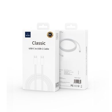 Кабель WIWU Classic 60W Braided Charging Кабель WIWU Cable
Wi-C032 C-C (6976195098334) [806473]