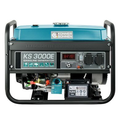 Генератор бензиновий Konner&Sohnen KS 3000E, 230В, 3.0кВт, електростартер, 46.1кг (KS3000E) [105944]