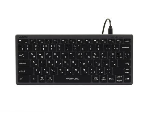 Клавіатура A4Tech Fstyler FX61 Grey (FX61 USB (Grey)) [605954]