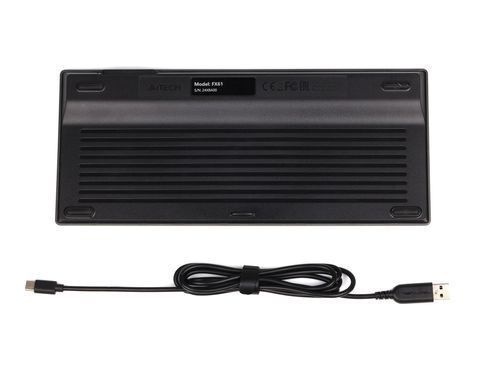 Клавіатура A4Tech Fstyler FX61 Grey (FX61 USB (Grey)) [605954]