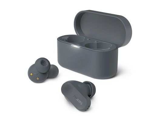 Навушники TWS Philips TAT3509 BT 5.3, ANC, IPX4, SBC, LC3, Touch control, Mic, Сірий (TAT3509GY/00) [107447]