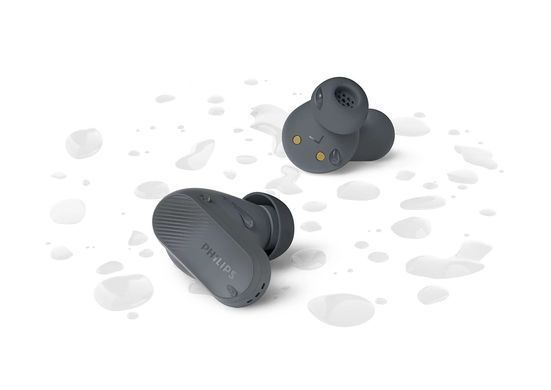 Навушники TWS Philips TAT3509 BT 5.3, ANC, IPX4, SBC, LC3, Touch control, Mic, Сірий (TAT3509GY/00) [107447]