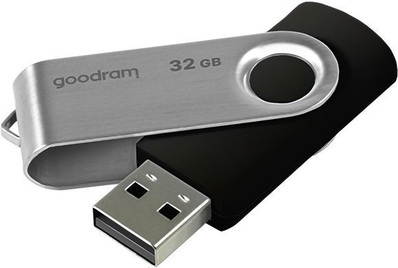 Флеш-накопичувач USB2.0 32GB Goodram UTS2 (Twister) Black (UTS2-0320K0R11) [607049]