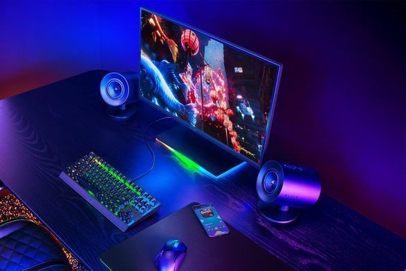 Акустична система Razer Nommo V2 X 2.0, USB-A/BT, чорний (RZ05-04760100-R3G1) [113275]